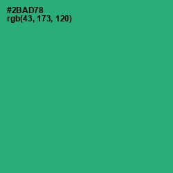 #2BAD78 - Jade Color Image