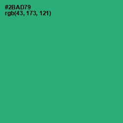 #2BAD79 - Jade Color Image