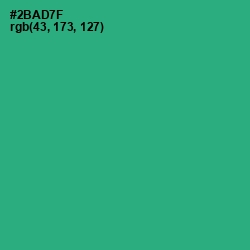 #2BAD7F - Jade Color Image