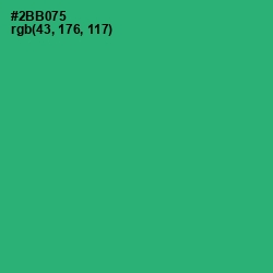 #2BB075 - Jade Color Image