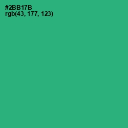 #2BB17B - Jade Color Image