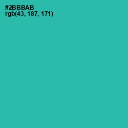 #2BBBAB - Pelorous Color Image