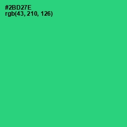 #2BD27E - Malachite Color Image