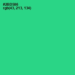 #2BD586 - Shamrock Color Image