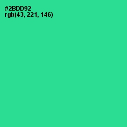 #2BDD92 - Shamrock Color Image