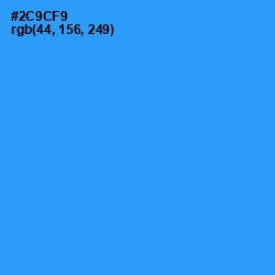 #2C9CF9 - Dodger Blue Color Image