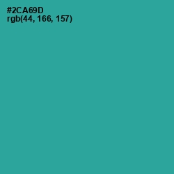 #2CA69D - Keppel Color Image