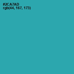 #2CA7AD - Pelorous Color Image