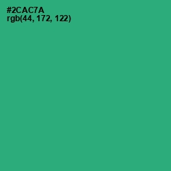 #2CAC7A - Eucalyptus Color Image