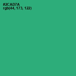 #2CAD7A - Jade Color Image