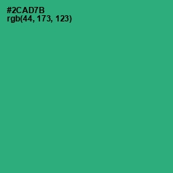 #2CAD7B - Jade Color Image