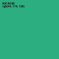 #2CAE80 - Jungle Green Color Image