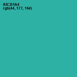 #2CB1A4 - Pelorous Color Image