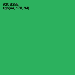 #2CB25E - Sea Green Color Image