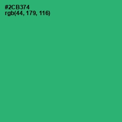 #2CB374 - Jade Color Image