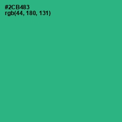 #2CB483 - Jungle Green Color Image