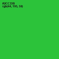 #2CC33B - Harlequin Color Image