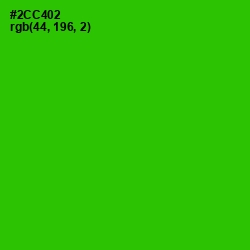 #2CC402 - Harlequin Color Image