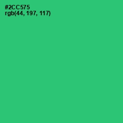 #2CC575 - Malachite Color Image