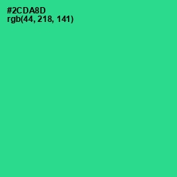 #2CDA8D - Shamrock Color Image