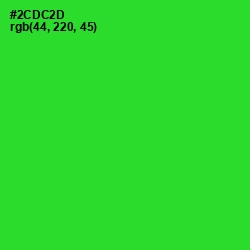 #2CDC2D - Harlequin Color Image