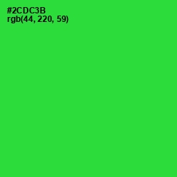 #2CDC3B - Harlequin Color Image