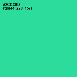 #2CDC9D - Shamrock Color Image