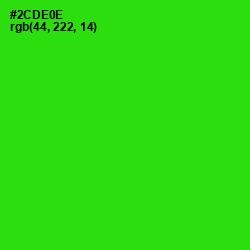#2CDE0E - Harlequin Color Image