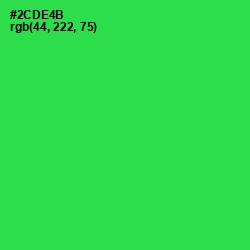 #2CDE4B - Malachite Color Image