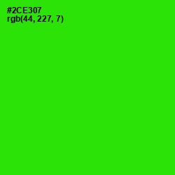 #2CE307 - Harlequin Color Image