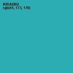 #2DADB2 - Pelorous Color Image