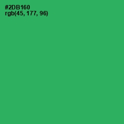 #2DB160 - Sea Green Color Image