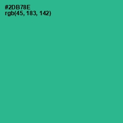 #2DB78E - Jungle Green Color Image