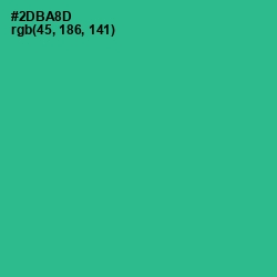 #2DBA8D - Jungle Green Color Image