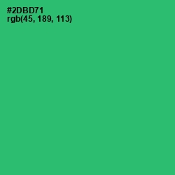 #2DBD71 - Jade Color Image