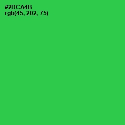 #2DCA4B - Malachite Color Image