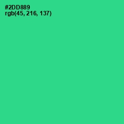 #2DD889 - Shamrock Color Image