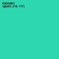 #2DD8B1 - Puerto Rico Color Image