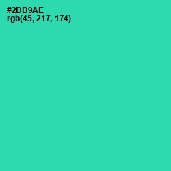 #2DD9AE - Puerto Rico Color Image