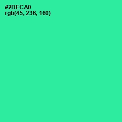 #2DECA0 - Shamrock Color Image