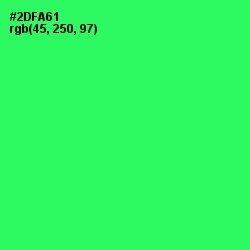 #2DFA61 - Malachite Color Image