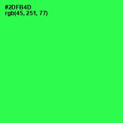 #2DFB4D - Malachite Color Image