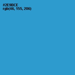 #2E9BCE - Curious Blue Color Image