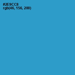 #2E9CC8 - Curious Blue Color Image