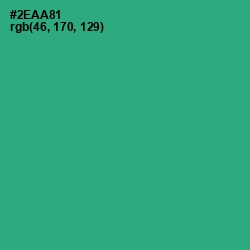 #2EAA81 - Jungle Green Color Image