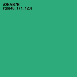 #2EAB7B - Eucalyptus Color Image