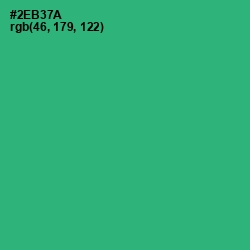 #2EB37A - Jade Color Image
