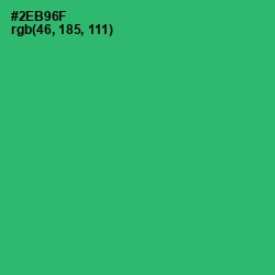 #2EB96F - Jade Color Image