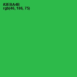 #2EBA4B - Sea Green Color Image
