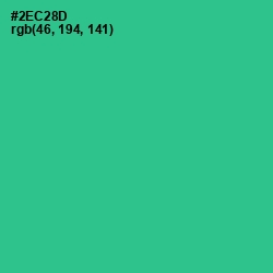 #2EC28D - Shamrock Color Image